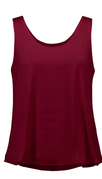 Satin Sleeveless Top