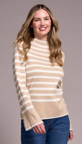 Long Sleeve Funnel Neck Sweater