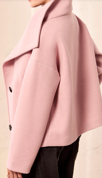 Lofty Chic Funnel Neck Jacket