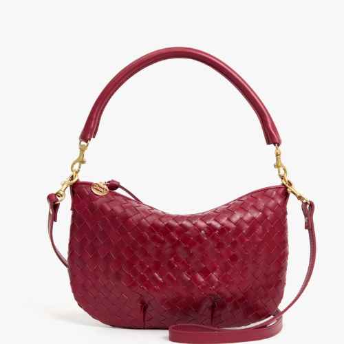Petite Moyen Messenger-Medium Woven Diagonal