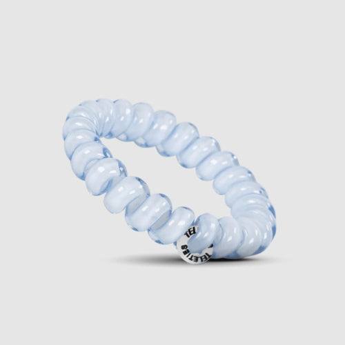 Large Hair Tie-Washed Denim