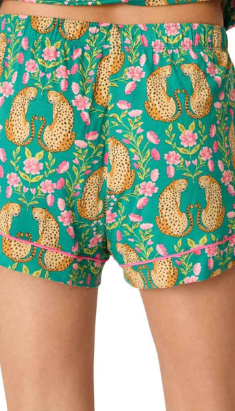 Cheetah Dreams Pj Shorts