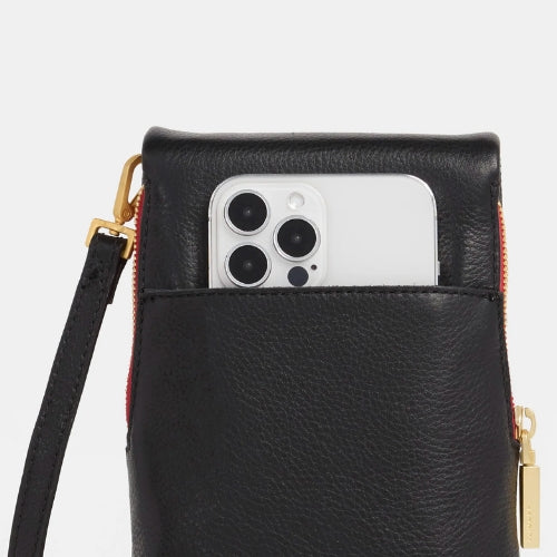 VIP Mobile-Black, BG, Red Zip