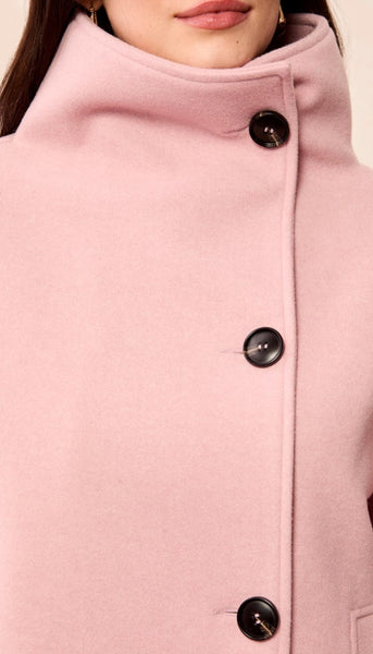 Lofty Chic Funnel Neck Jacket