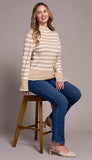 Long Sleeve Funnel Neck Sweater