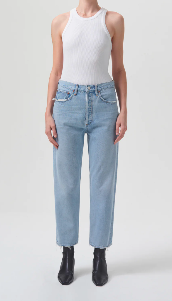 90'S Crop-Mid Rise Loose Straight - Reputation