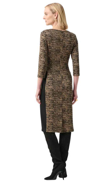 Abstract Jacquard Knit Sheath