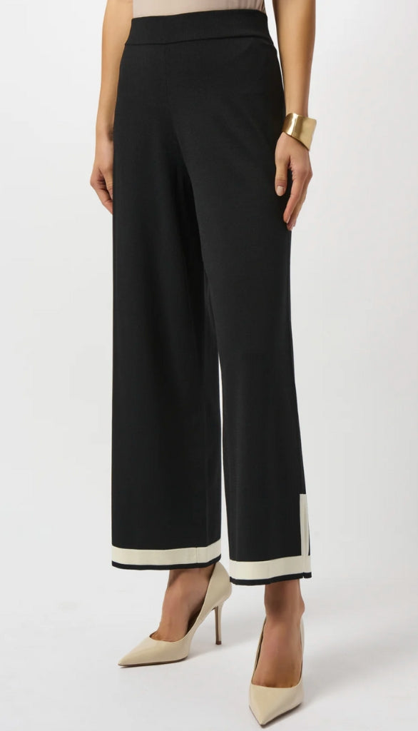 Sweater Knit Colour Block Culotte Pant