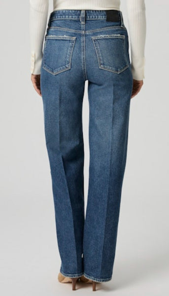 Sasha 32"-High Rise Wide Leg - Matterhorn