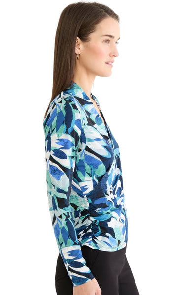 Giverny Knit Wrap Top