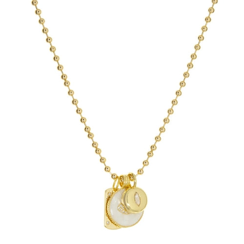 Ball Chain Charm Necklace