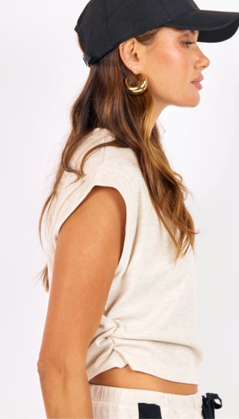 Metro Ruched Knit Top