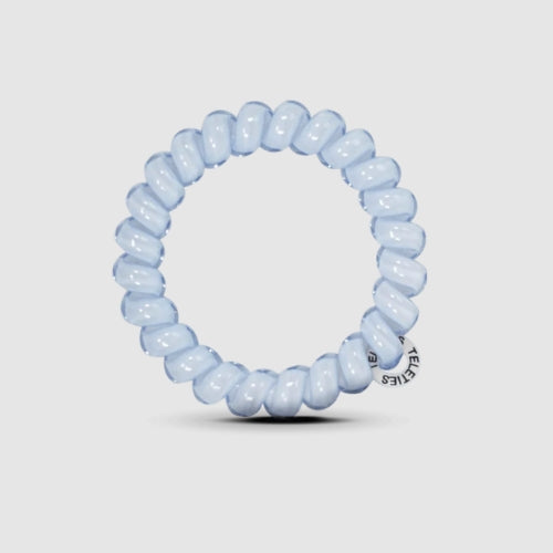Large Hair Tie-Washed Denim