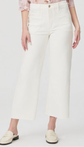 Anessa Welt Patch Pockets Raw Hem - Ecru
