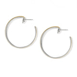 Ferrara Entrata Medium Gold Hoop