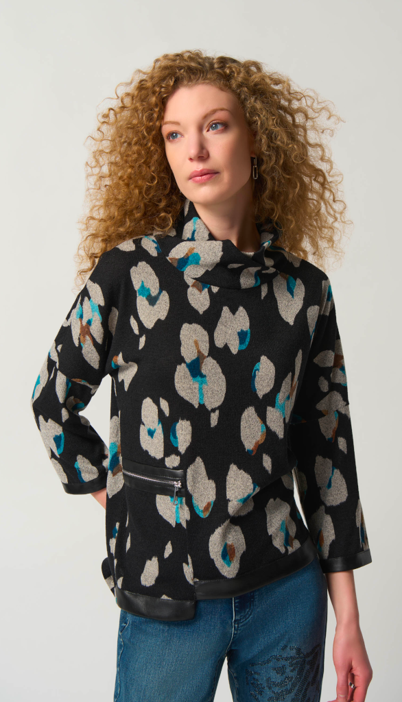Animal Print Boxy Top