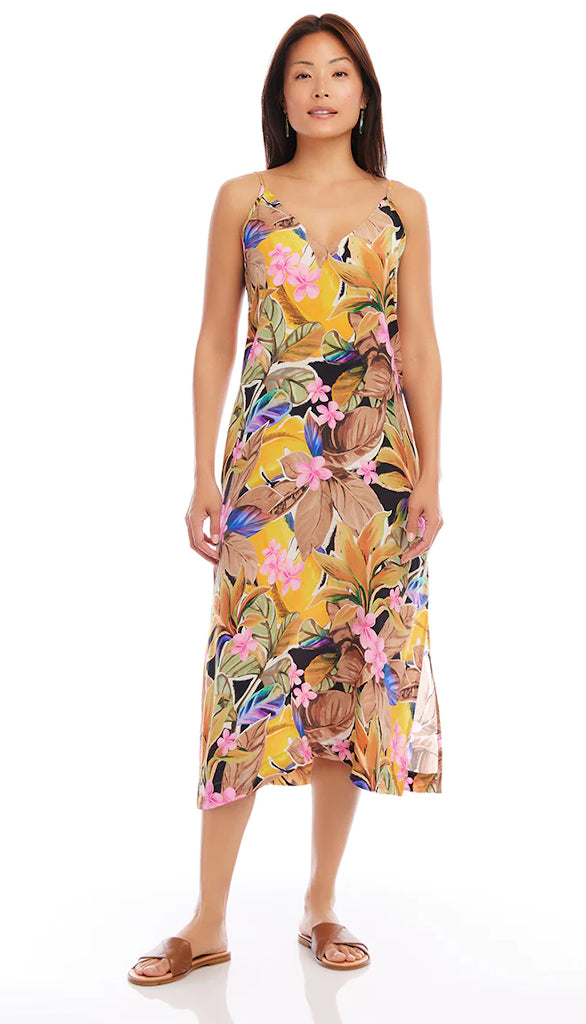 Side Slit Midi Dress