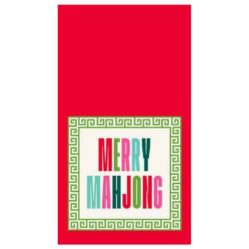 Mahjong Paper Guest Towel-Merry Mahjong