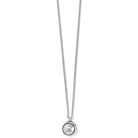 Pebble Dot Medali Necklace - Tanzanite