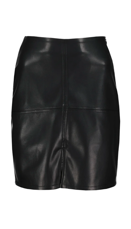 Pull On Skort with Rounded Slits