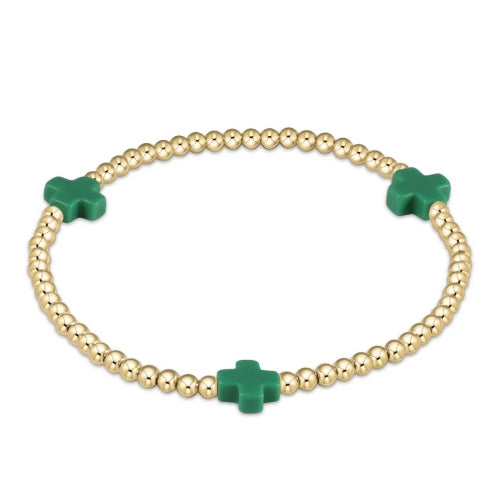 Egirl Signature Cross Gold-3Mm Bead