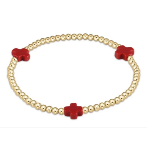 Egirl Signature Cross Gold-3Mm Bead
