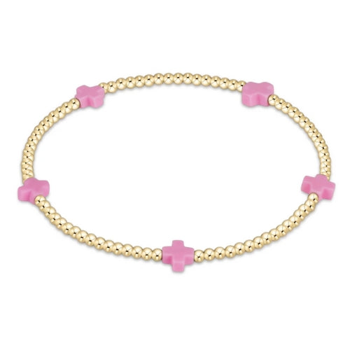 Egirl Signature Cross Small Gold-2Mm