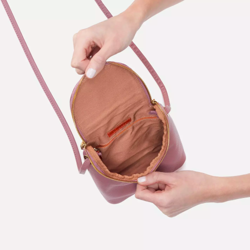Womens Sabel Patent Crossbody Bag Pink