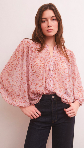 Flowy sales floral top