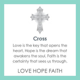Cross Small Pendant - Pale Blue