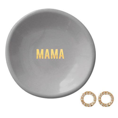 Earrings & Tray-Mama