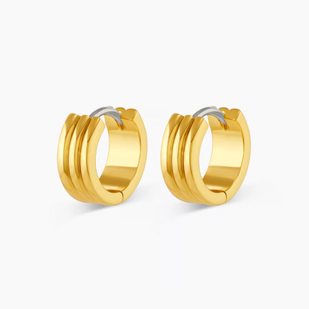 Pebble Dot Medali Reversible French Wire Earrings - Tanzanite
