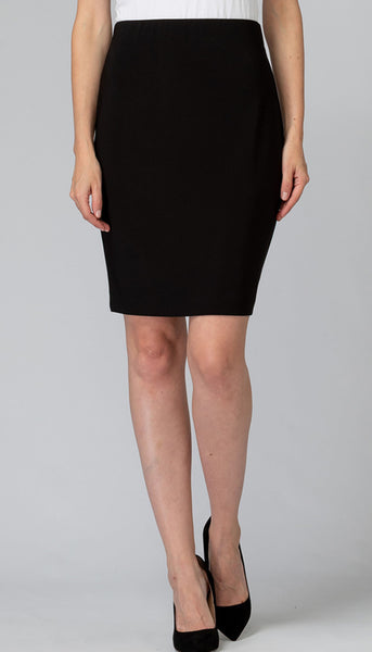 Black skirt just above knee clearance