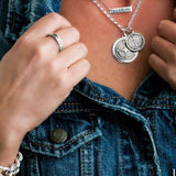 Medium Pendant - Compass Rose