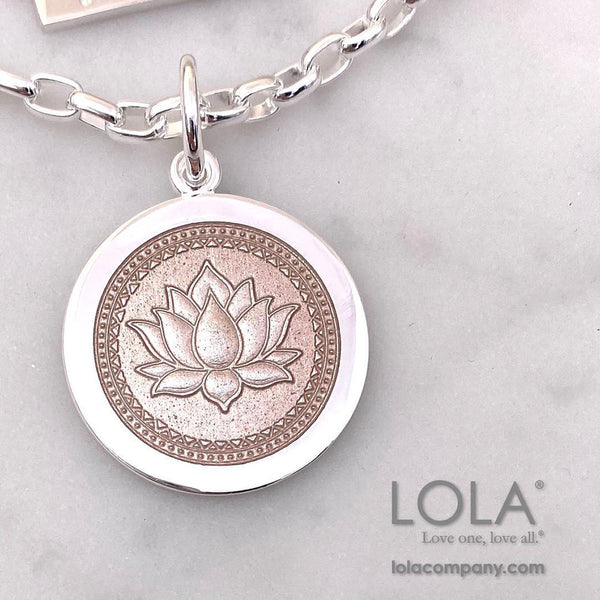 Medium Pendant - Lotus