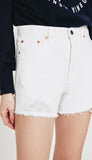 Alexxis Short - Authentic White Distressed