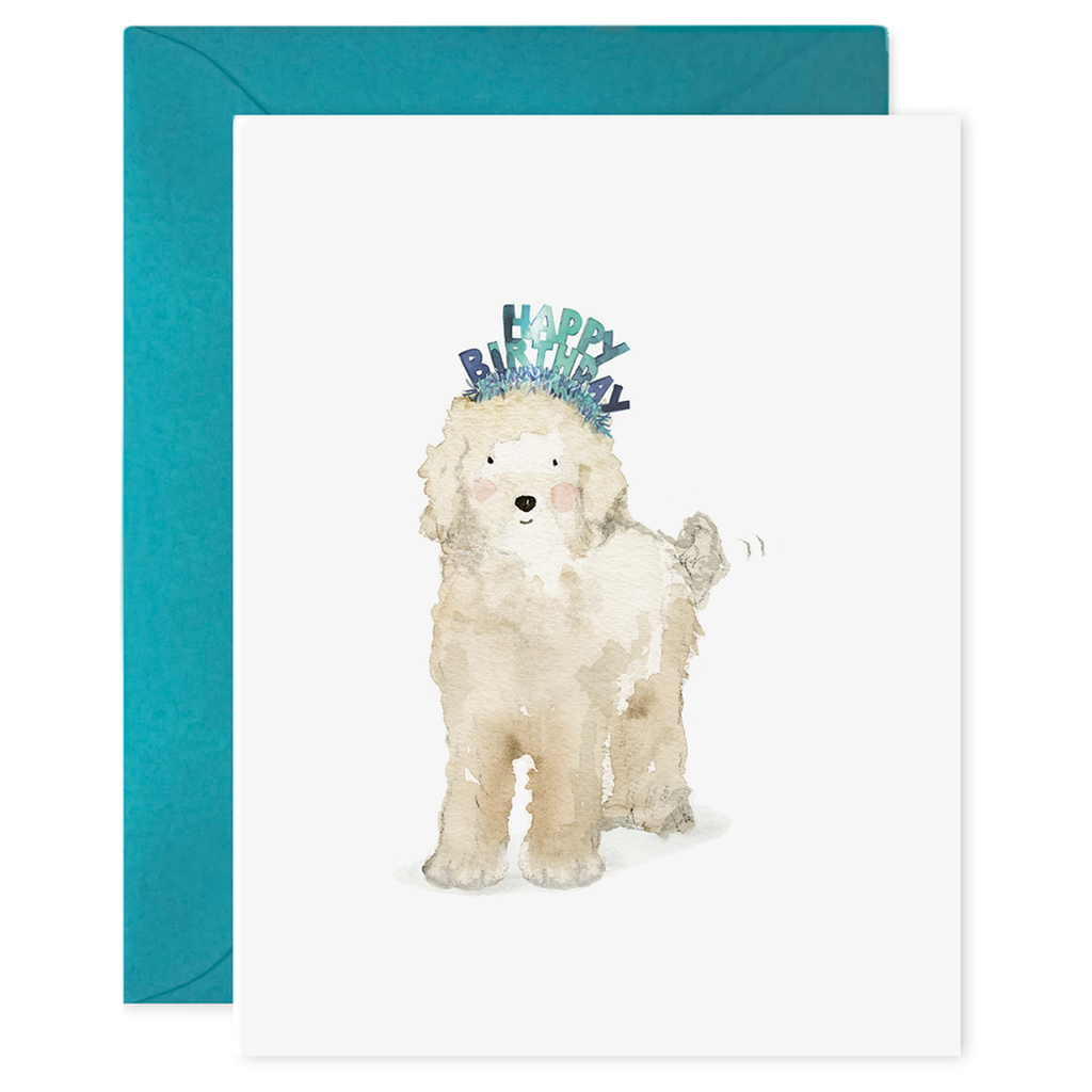 Lucky Dog Birthday Card
