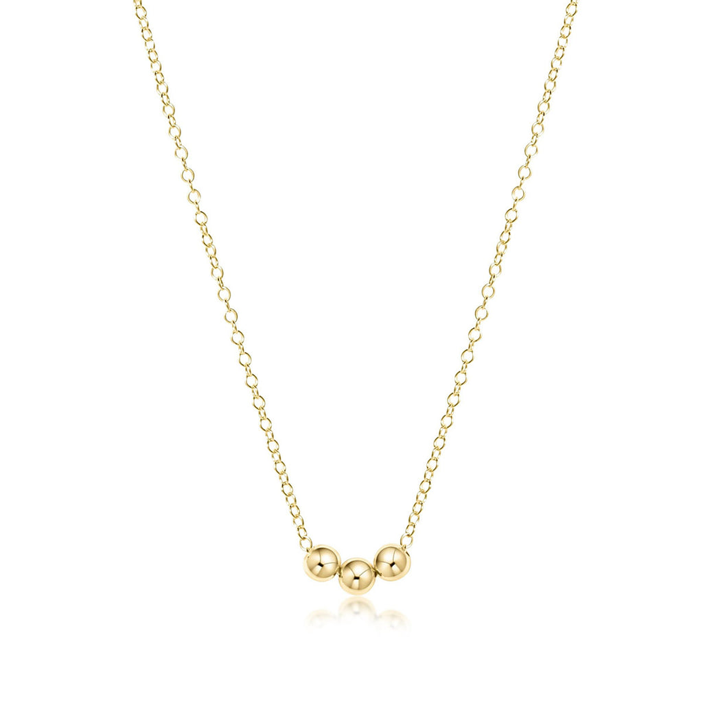 Joy - 3 Tiny Beads Necklace