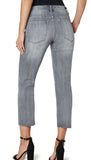 Crop Straight with Raw Hem