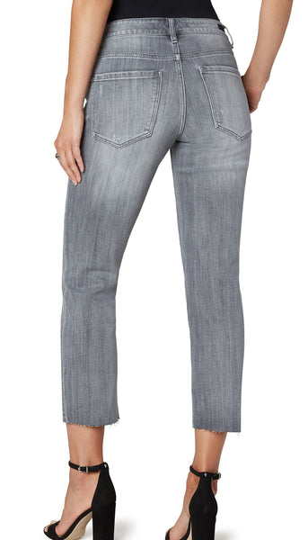Crop Straight with Raw Hem