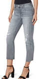 Crop Straight with Raw Hem
