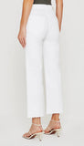 Saige Wide Leg Crop - Modern White