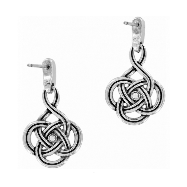 Interlok Petite Post Drop Earrings