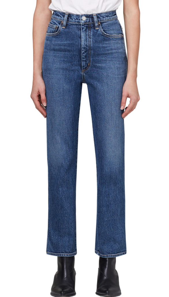 Pinch Waist High Rise Kick