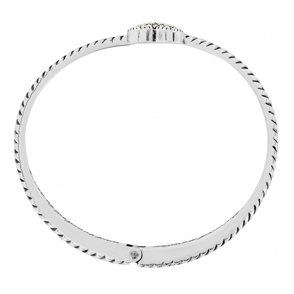 Celestia Heart Hinged Bangle