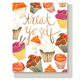 Treat Yo'self Cupcake Card