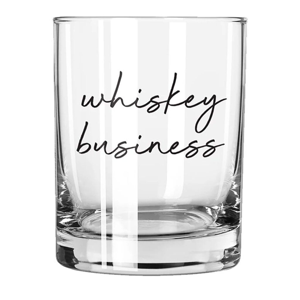 Rocks Glass-Whiskey Business