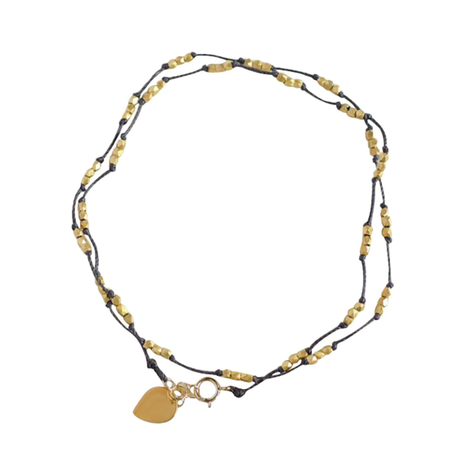 Signature Rolo 3mm Anklet - 11" Gold