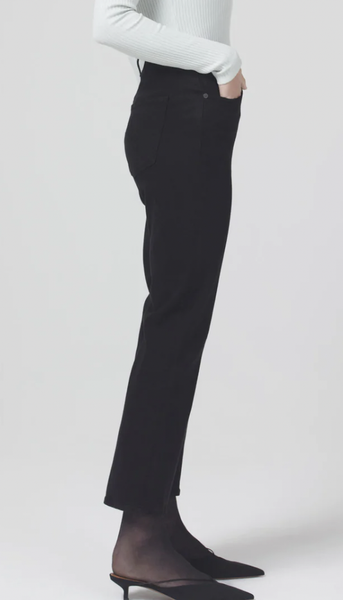 Isola Cropped Boot - Plush Black