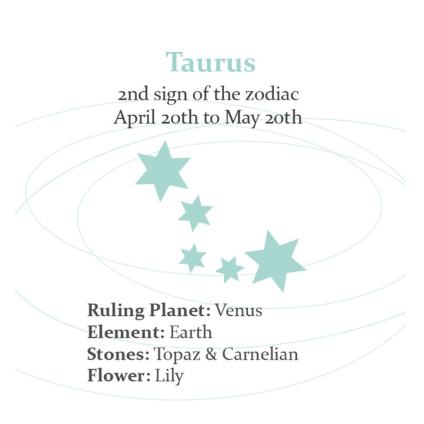 Small Pendant Zodiac Gold  - Taurus